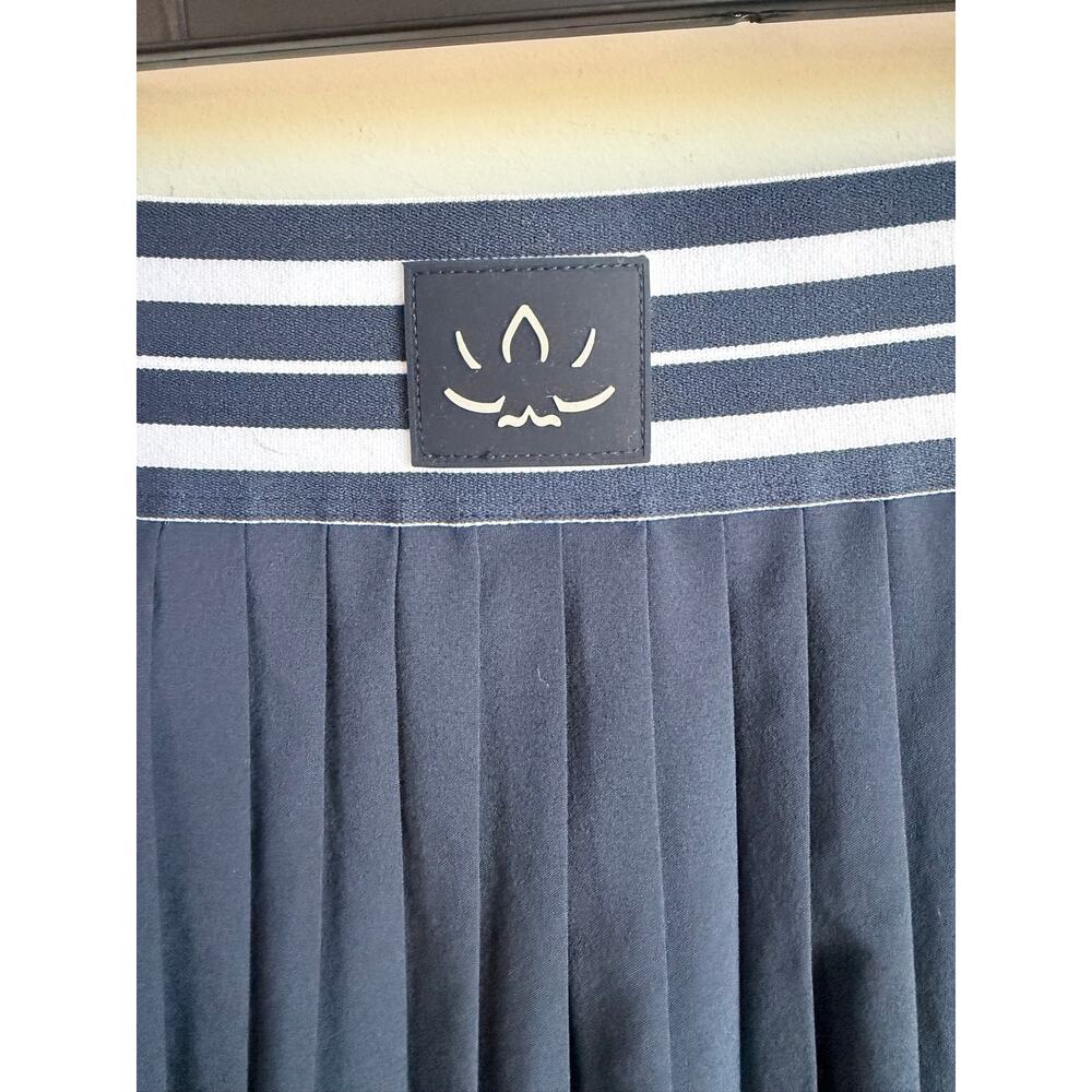 Beyond Yoga If You Pleats Mini Tennis Skort Navy Blue Women's Size XL NWT - Picture 4 of 9